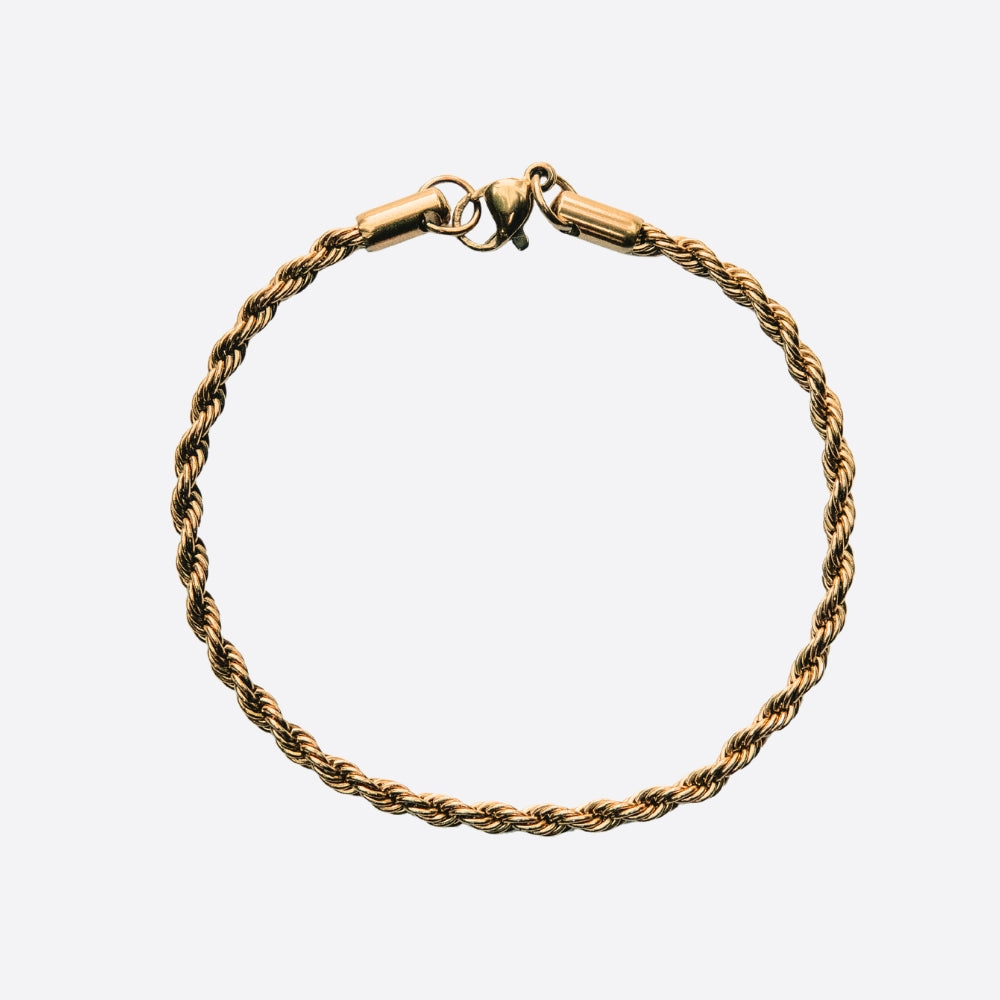 ROPE BRACELET - 3MM GOLD