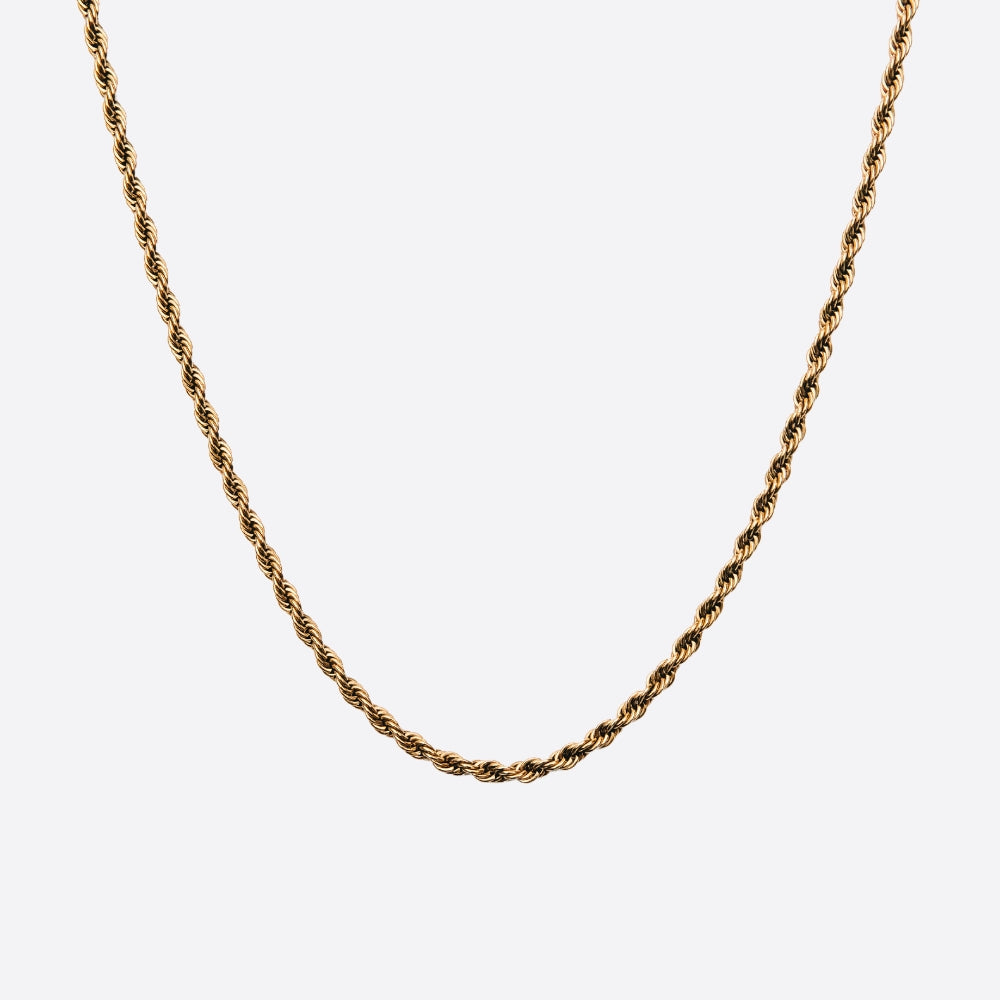 ROPE CHAIN - 3MM GOLD