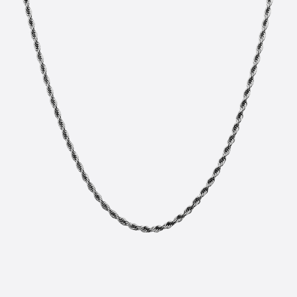 ROPE CHAIN - 3MM SILVER