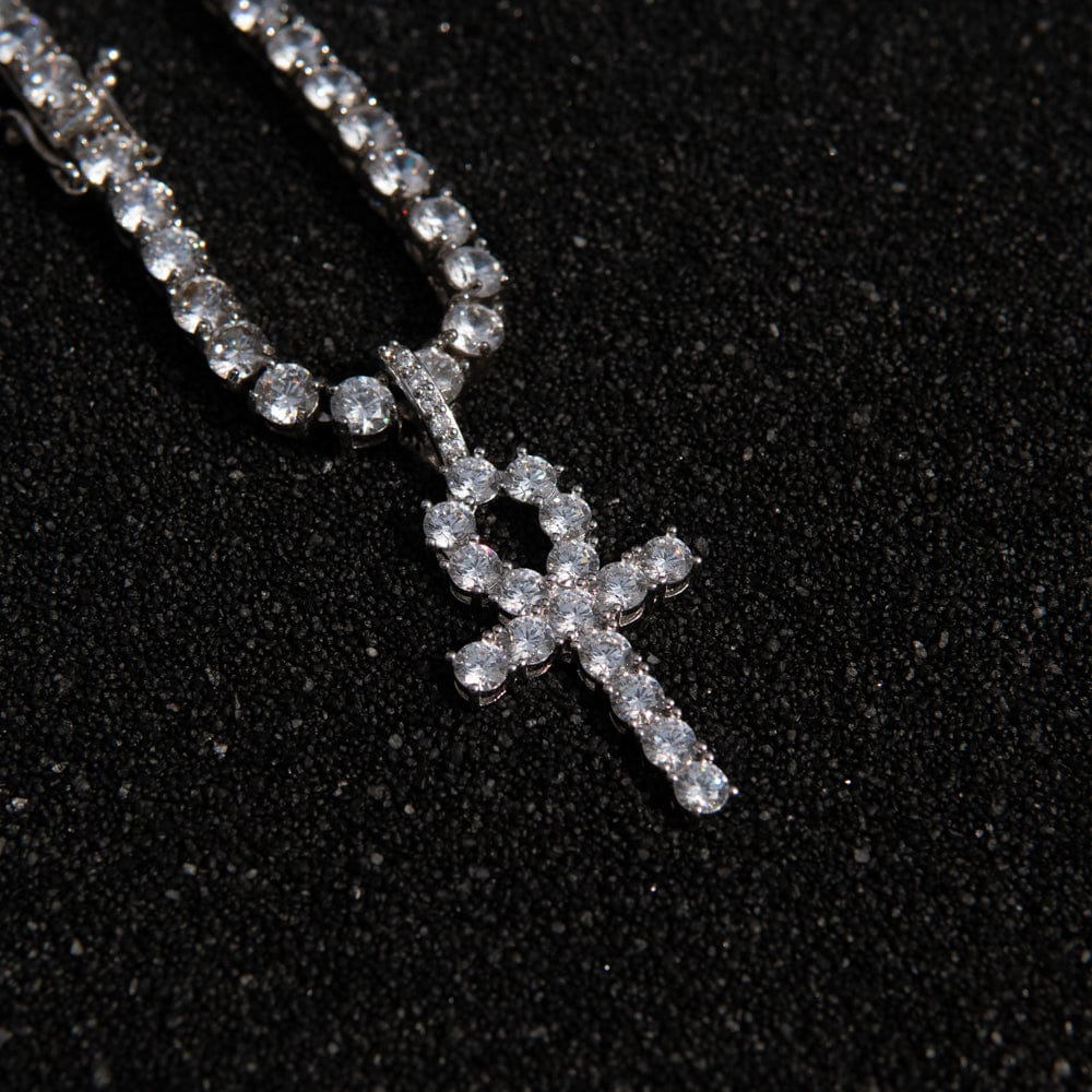 ANKH TENNIS CHAIN - 5MM SILVER