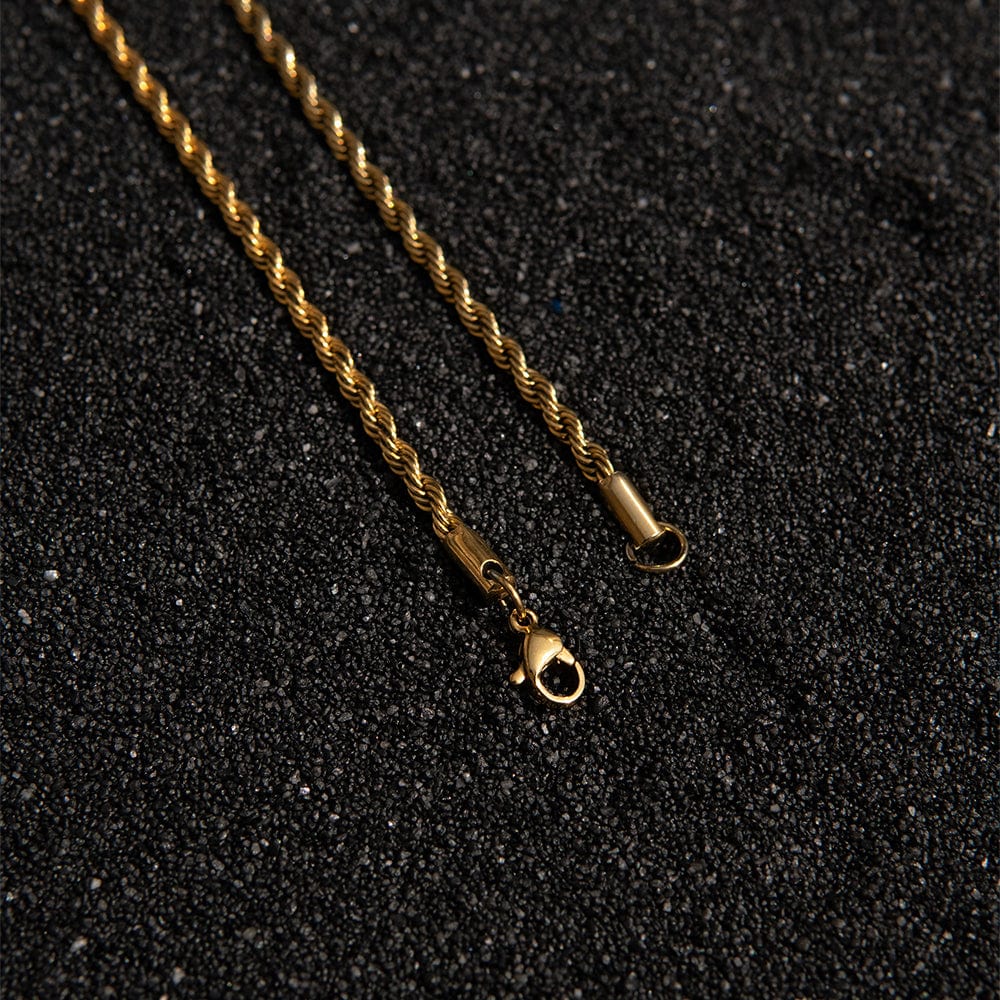 ROPE CHAIN - 3MM GOLD